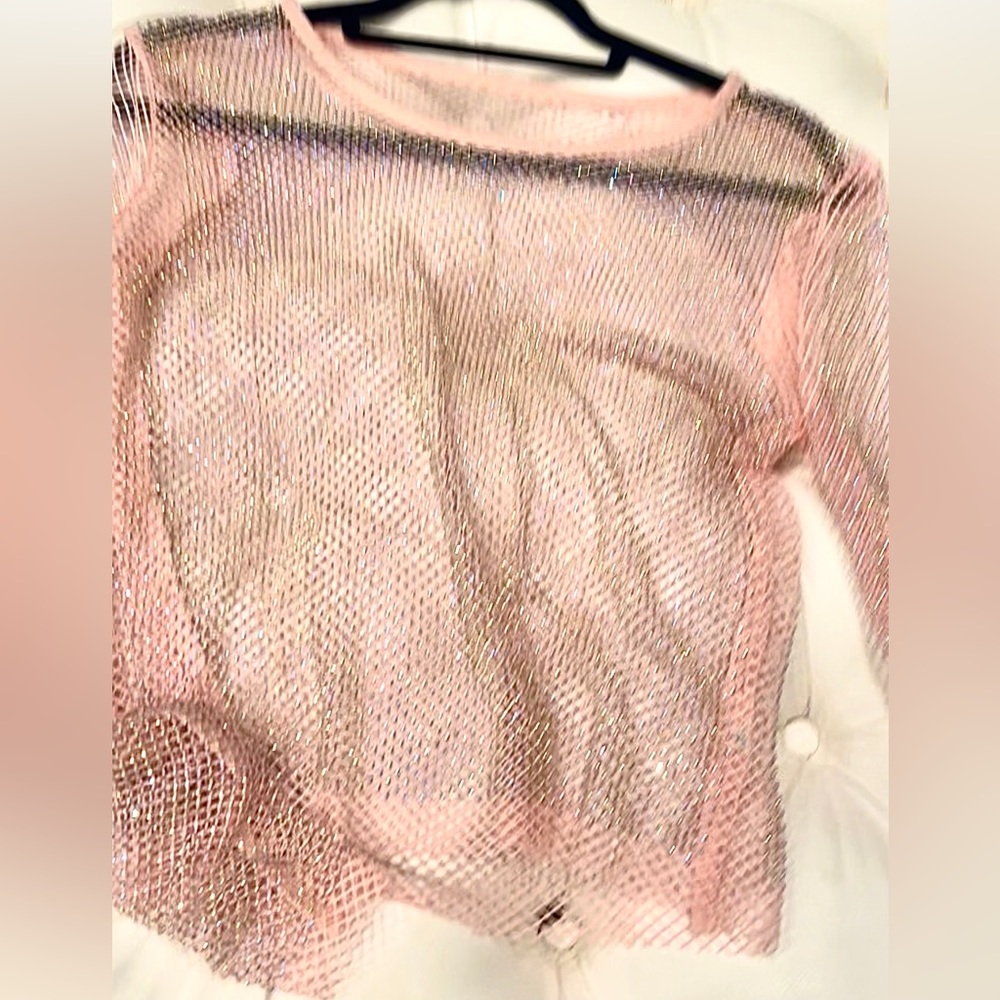 U ROCK couture Rhinestone top